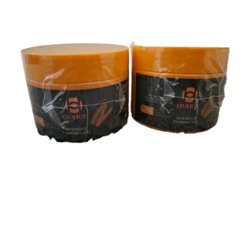 Moisturizing Intensive Tanning Gel  Stunning Tan with Less Sun Exposure Lot Of 2
